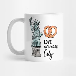 Love New York City Doodle Mug